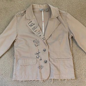 Chico's Raw Hem Jacket